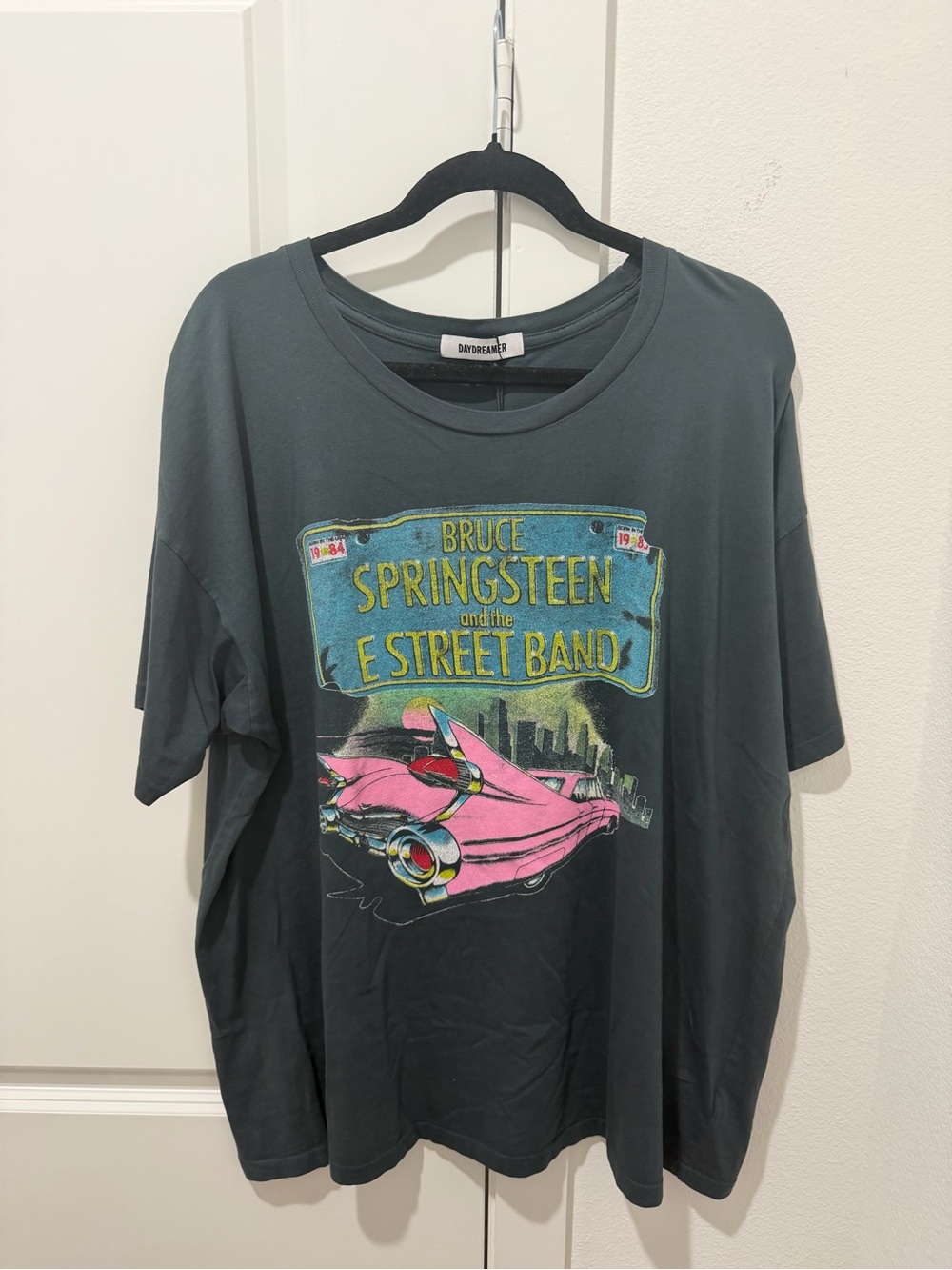 NWT Daydreamer Bruce Springsteen Born IN The USA Merch Tee Vintage Black - Picture 2 of 6